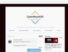 Tablet Screenshot of cyberboysxxx.com